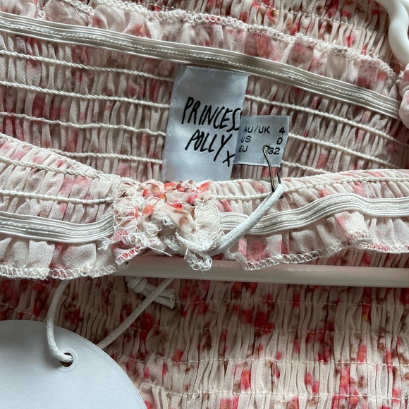 Princess Polly Azure Floral Mini Dress - Picture 4 of 5